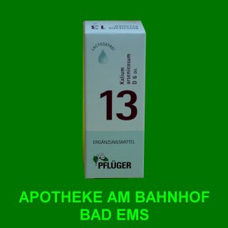 Biochemie Nr.13 Kalium arsenicosum D6 - 30 ml Tropfen Pflüger